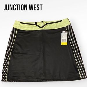 NWT JW ACTIVE Junction West SPORTS SKIRT Tennis Golf BLACK GREEN WHITE XL